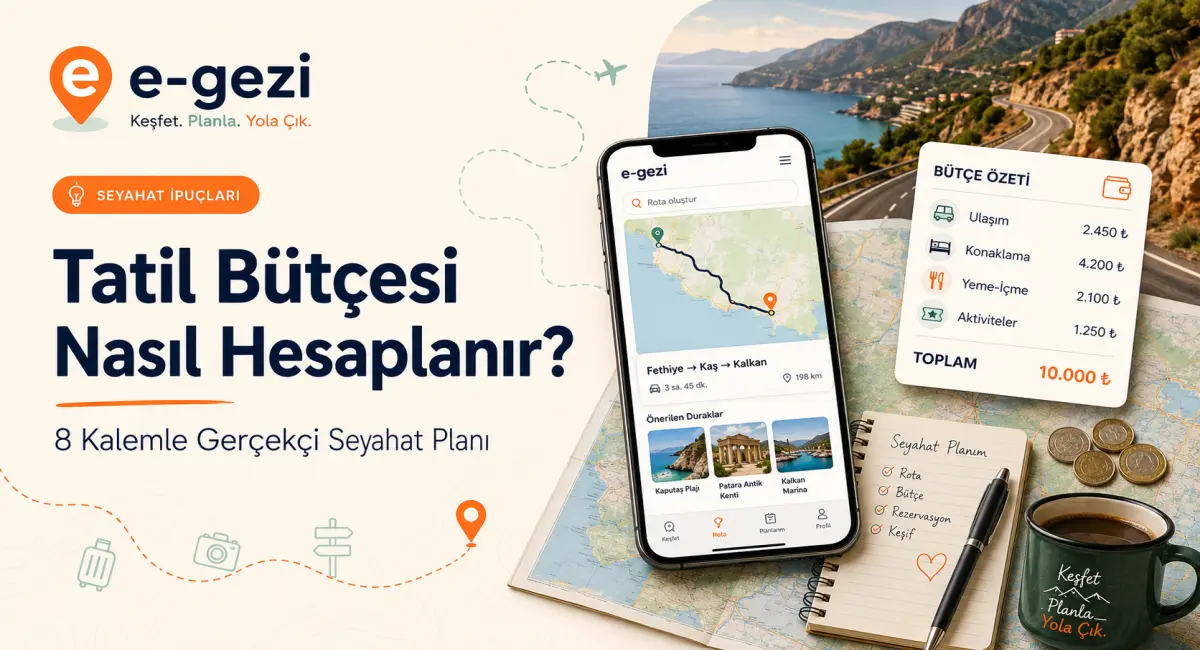 Tatil Bütçesi Nasıl Hesaplanır? 8 Temel Gider