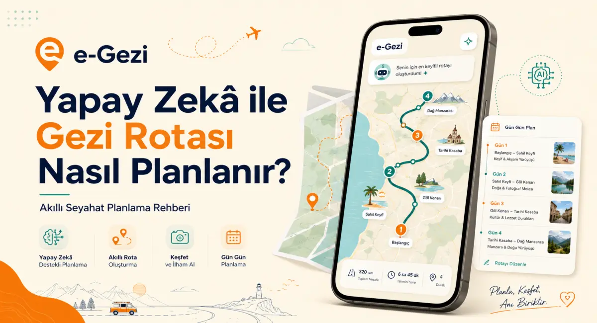 Yapay Zeka ile Gezi Rotası Nasıl Planlanır? Akıllı Seyahat Planlama Rehberi