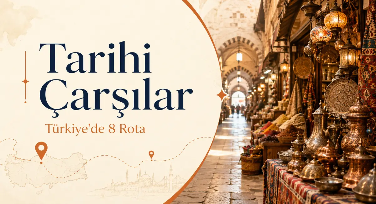 Türkiye’nin En Güzel 8 Tarihi Çarşısı: Alışveriş, Lezzet ve Kültür Rotaları